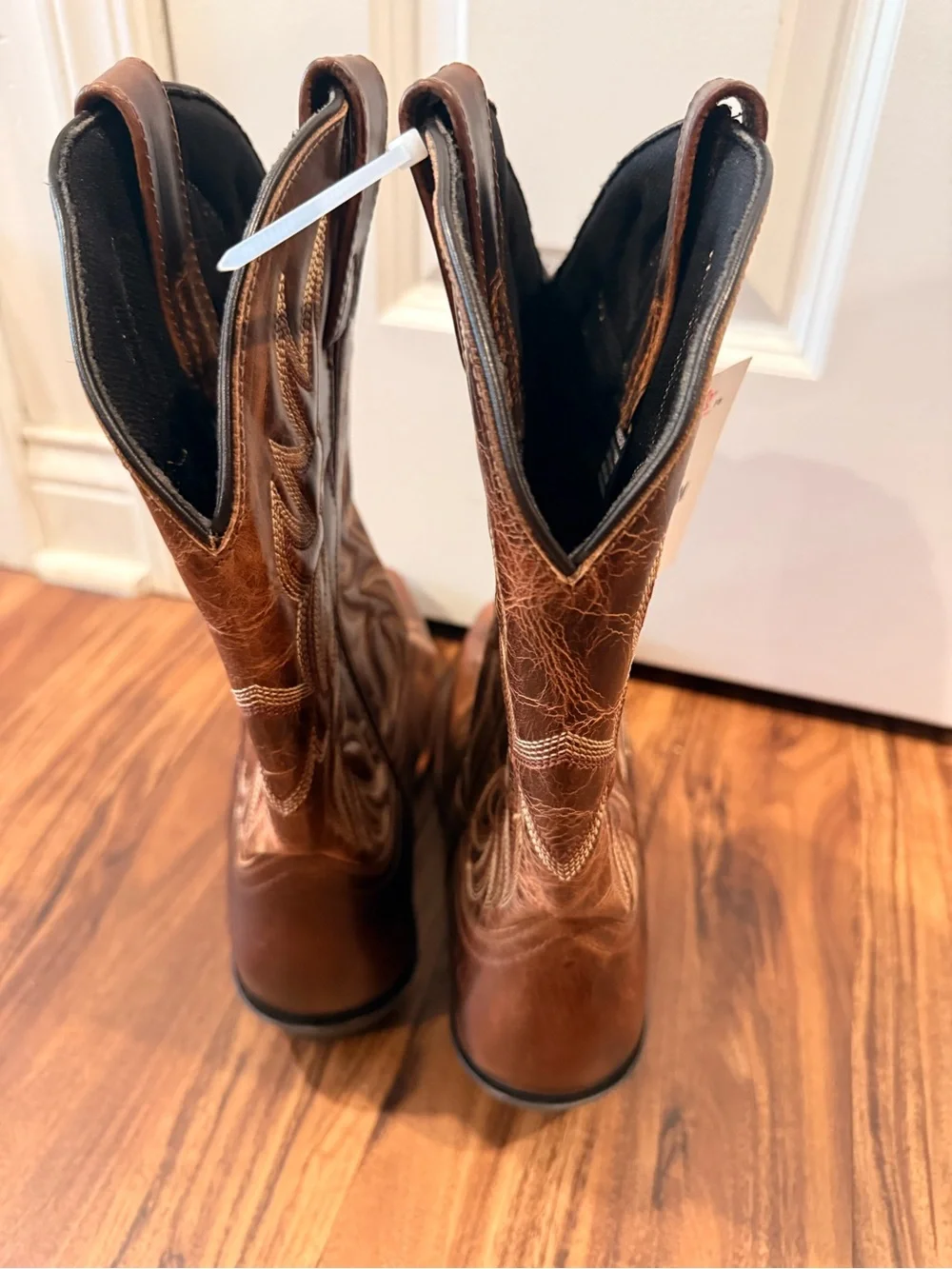 Laredo Breakout Square Toe Western Boots Mens 10.5 EW 68354 Rust Brown